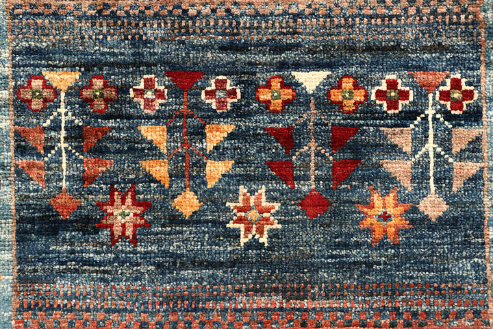 Multi Colored Kazak 2' 6 x 9' 11 - No. 67869 - ALRUG Rug Store