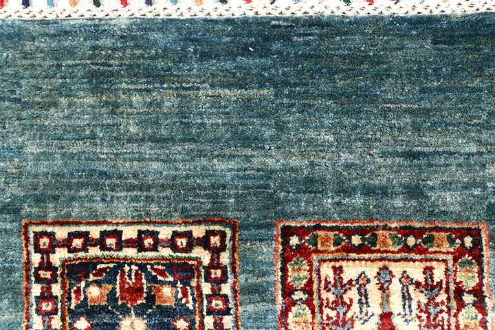 Multi Colored Kazak 2' 7 x 9' 11 - No. 67870 - ALRUG Rug Store