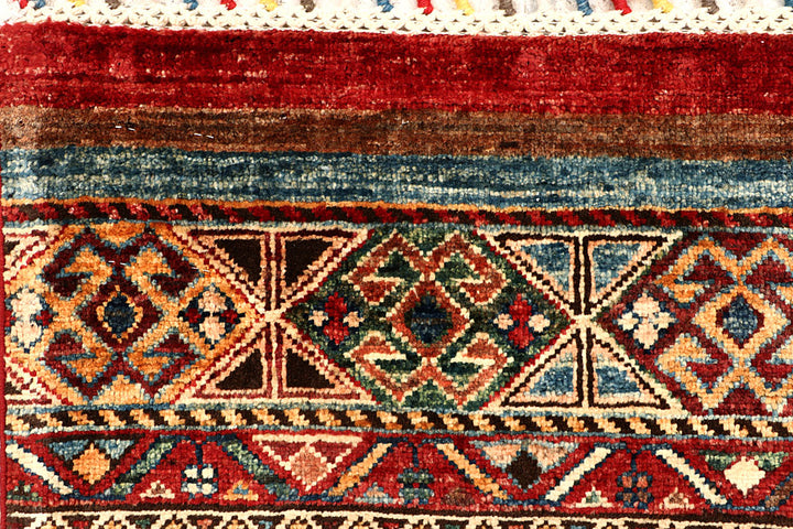 Multi Colored Kazak 1' 10 x 6' 4 - No. 67871 - ALRUG Rug Store