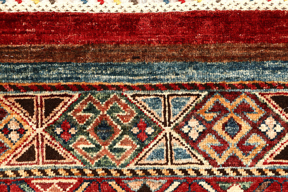 Multi Colored Kazak 1' 10 x 6' 4 - No. 67871 - ALRUG Rug Store