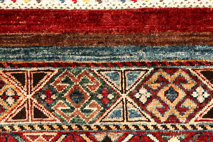 Multi Colored Kazak 1' 10 x 6' 4 - No. 67871 - ALRUG Rug Store