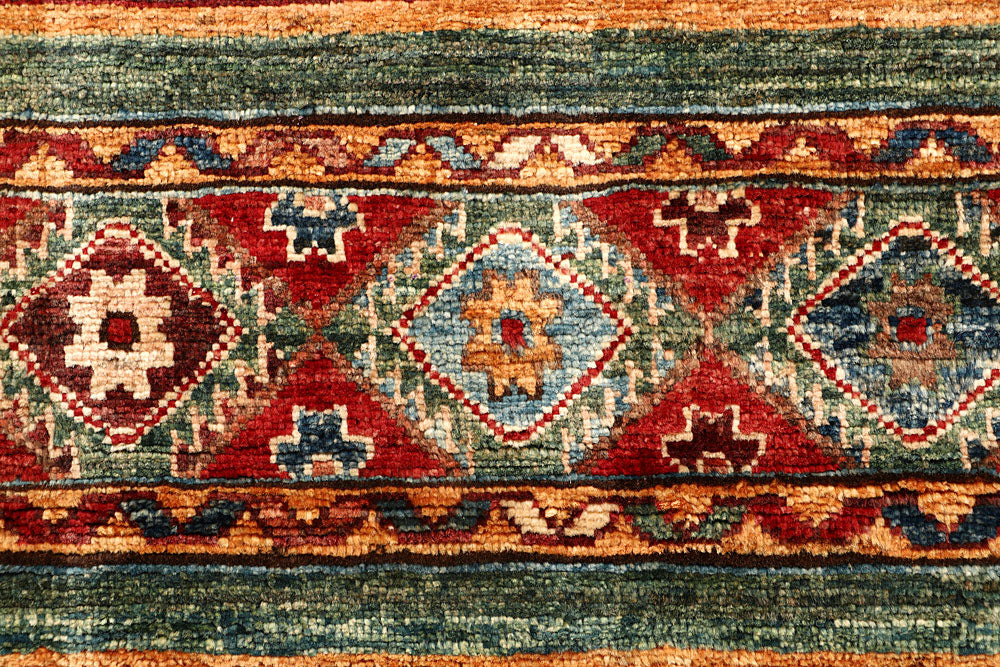 Multi Colored Kazak 1' 10 x 6' 4 - No. 67871 - ALRUG Rug Store