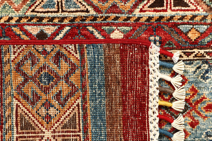 Multi Colored Kazak 1' 10 x 6' 4 - No. 67871 - ALRUG Rug Store