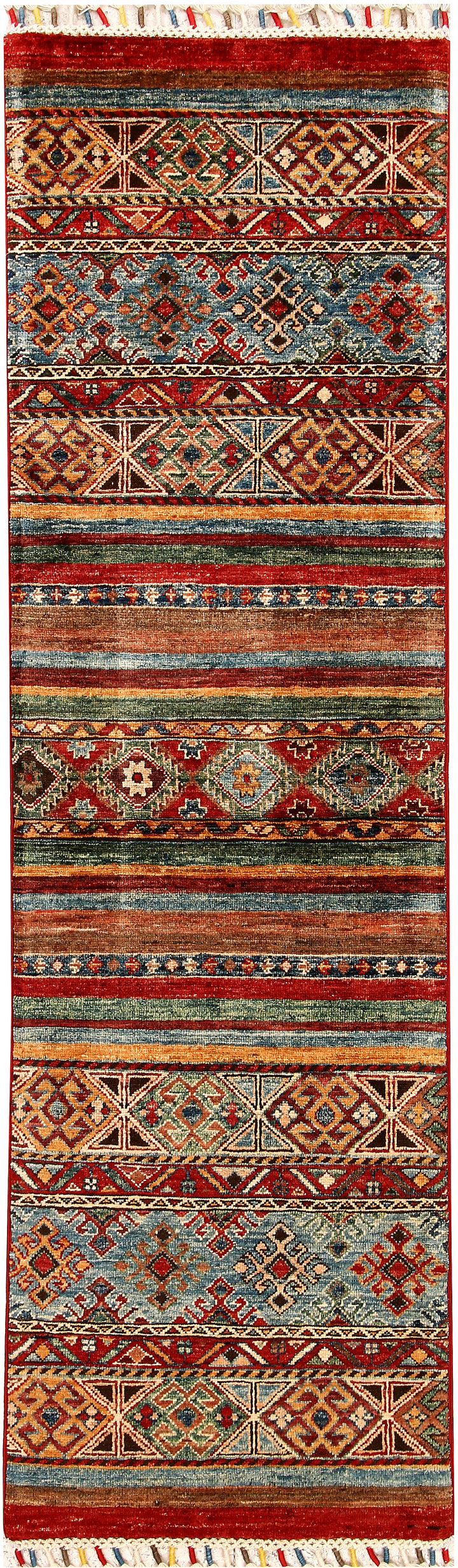 Multi Colored Kazak 1' 10 x 6' 4 - No. 67871 - ALRUG Rug Store