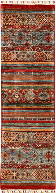 Multi Colored Kazak 1' 10 x 6' 4 - No. 67871 - ALRUG Rug Store