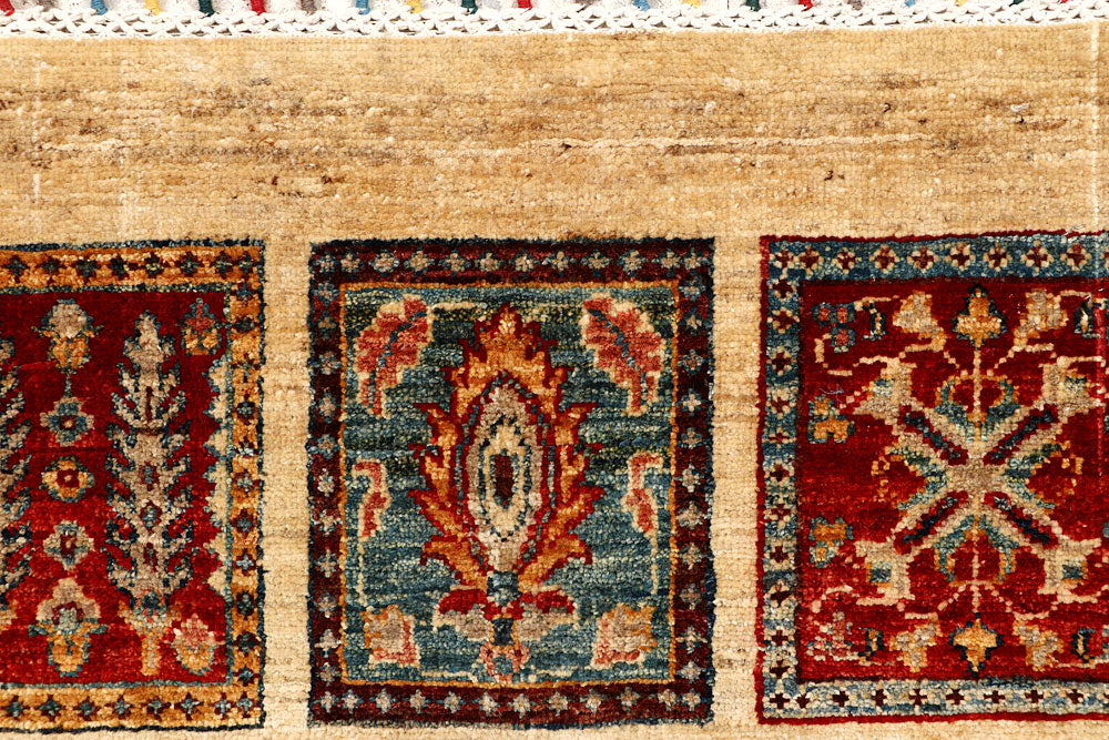 Multi Colored Kazak 2' 7 x 9' 5 - No. 67873 - ALRUG Rug Store