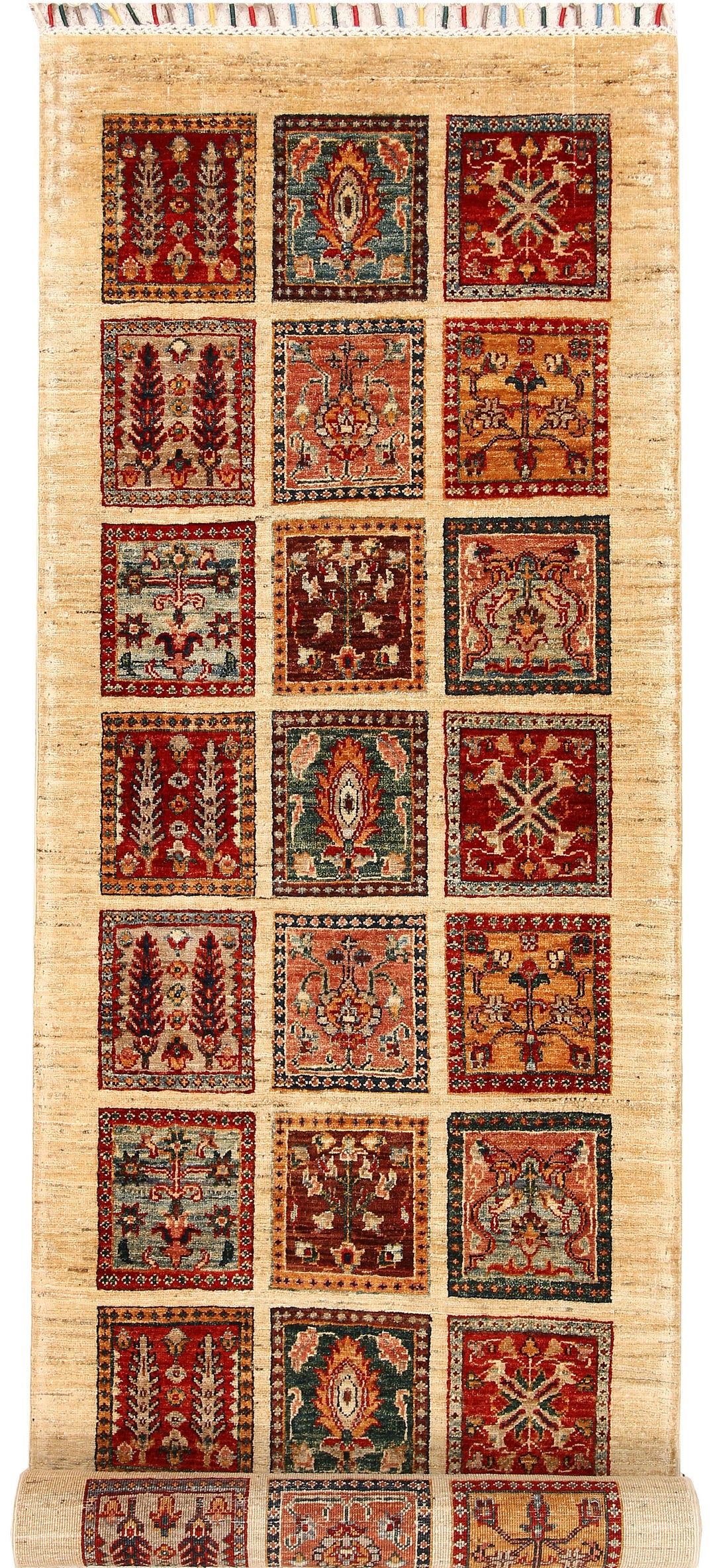Multi Colored Kazak 2' 7 x 9' 5 - No. 67873 - ALRUG Rug Store