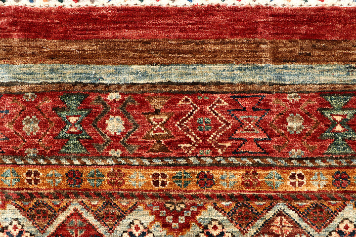 Multi Colored Kazak 2' 9 x 9' 8 - No. 67875 - ALRUG Rug Store