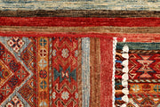 Multi Colored Kazak 2' 9 x 9' 8 - No. 67875 - ALRUG Rug Store