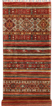 Multi Colored Kazak 2' 9 x 9' 8 - No. 67875 - ALRUG Rug Store