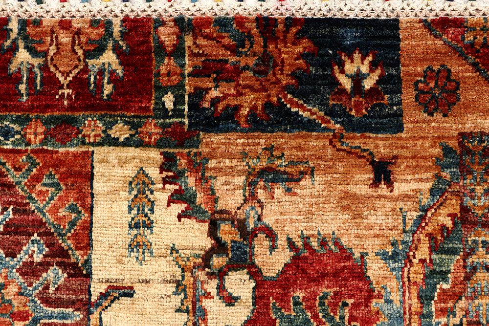 Multi Colored Kazak 2' 6 x 6' 11 - No. 67876 - ALRUG Rug Store