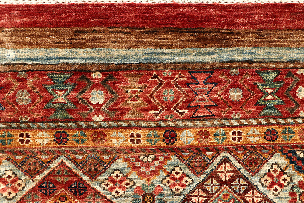 Multi Colored Kazak 2' 10 x 9' 8 - No. 67877 - ALRUG Rug Store