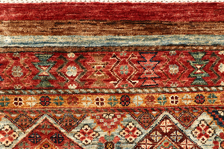 Multi Colored Kazak 2' 10 x 9' 8 - No. 67877 - ALRUG Rug Store