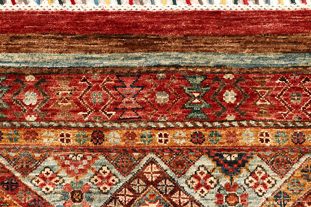 Multi Colored Kazak 2' 10 x 9' 8 - No. 67877 - ALRUG Rug Store