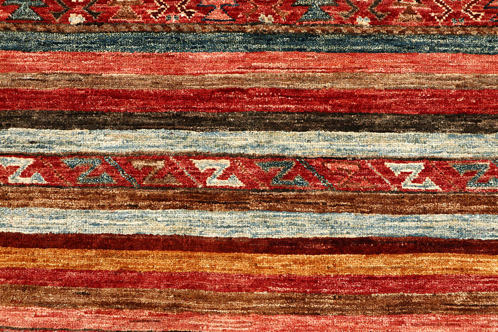 Multi Colored Kazak 2' 10 x 9' 8 - No. 67877 - ALRUG Rug Store