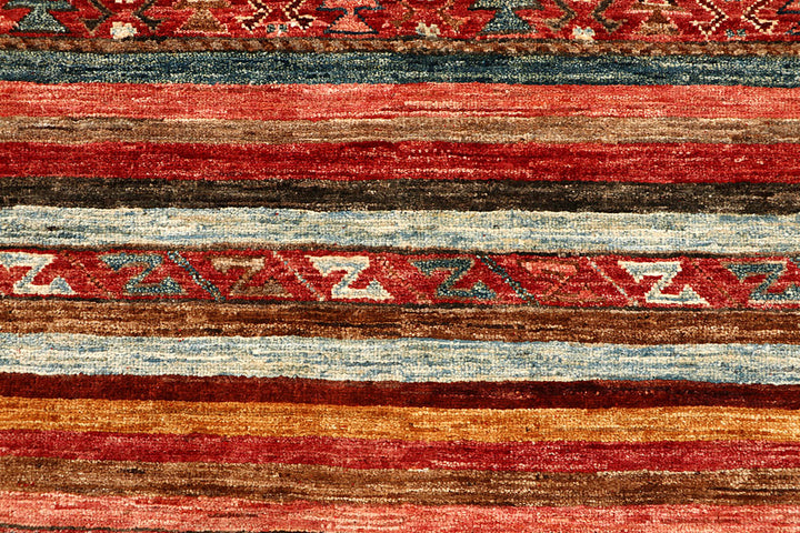 Multi Colored Kazak 2' 10 x 9' 8 - No. 67877 - ALRUG Rug Store