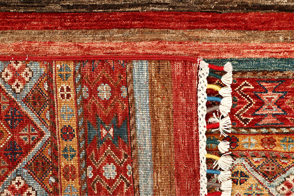 Multi Colored Kazak 2' 10 x 9' 8 - No. 67877 - ALRUG Rug Store