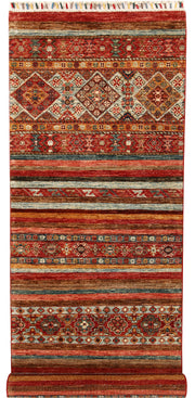 Multi Colored Kazak 2' 10 x 9' 8 - No. 67877 - ALRUG Rug Store