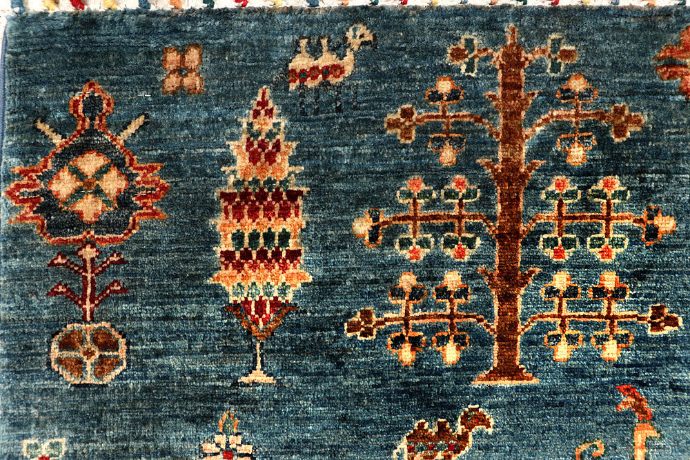 Multi Colored Kazak 4' x 6' 1 - No. 67878 - ALRUG Rug Store