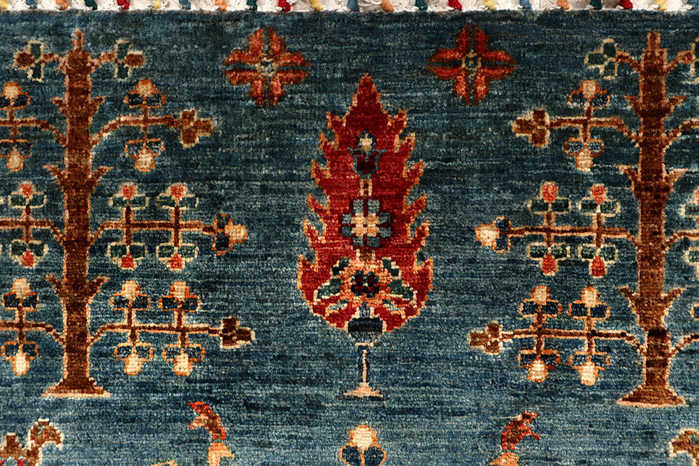 Multi Colored Kazak 4' x 6' 1 - No. 67878 - ALRUG Rug Store