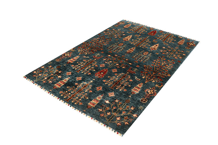 Multi Colored Kazak 4' x 6' 1 - No. 67878 - ALRUG Rug Store