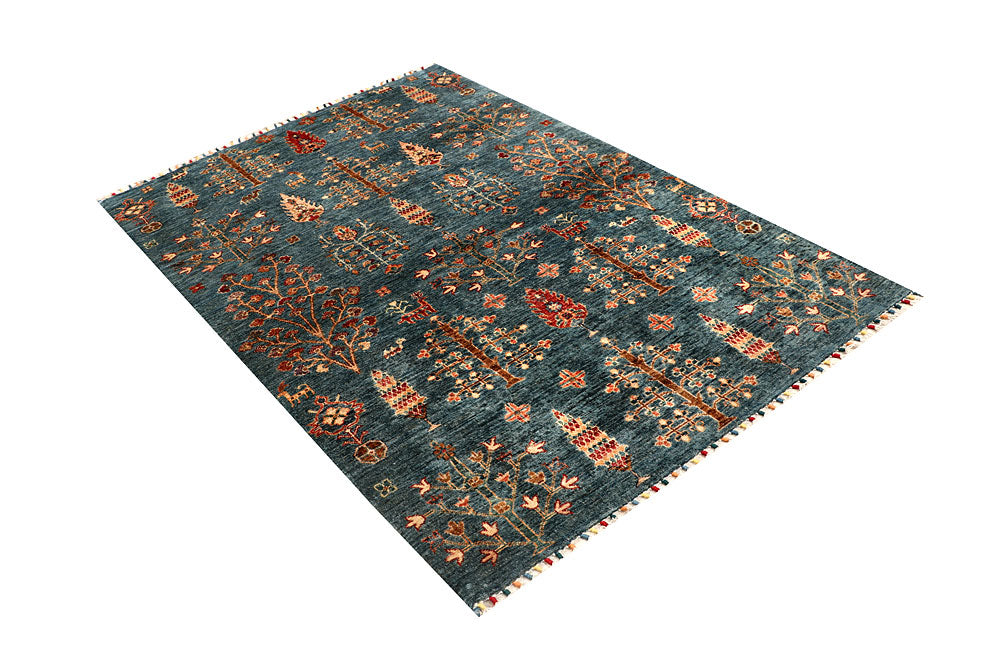 Multi Colored Kazak 4' x 6' 1 - No. 67878 - ALRUG Rug Store