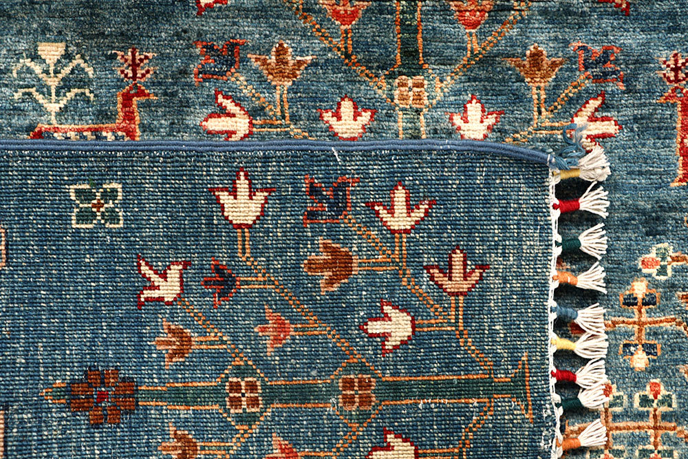 Multi Colored Kazak 4' x 6' 1 - No. 67878 - ALRUG Rug Store