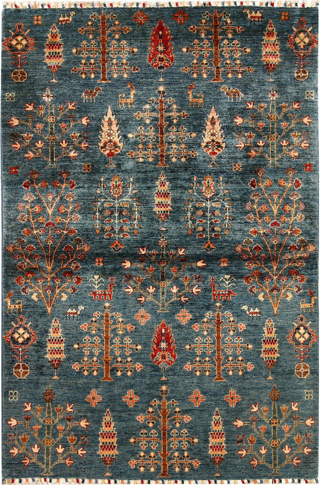 Multi Colored Kazak 4' x 6' 1 - No. 67878 - ALRUG Rug Store