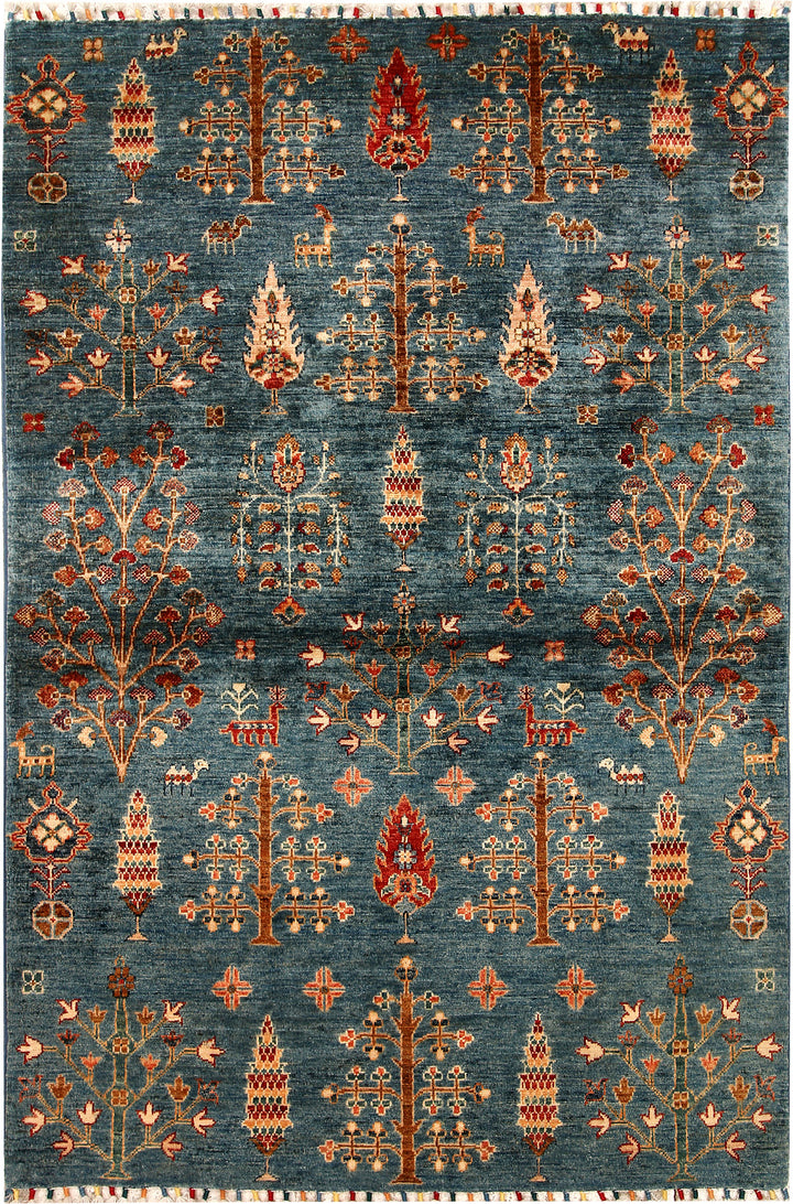 Multi Colored Kazak 4' x 6' 1 - No. 67878 - ALRUG Rug Store