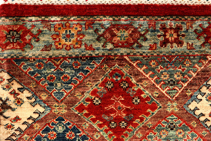 Multi Colored Kazak 3' 10 x 5' 8 - No. 67879 - ALRUG Rug Store