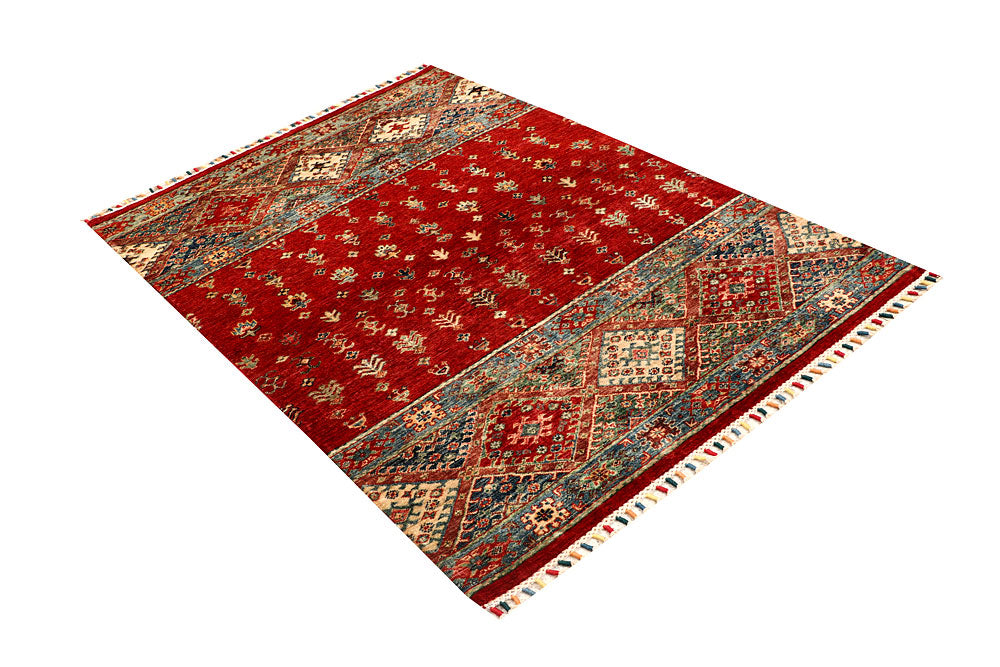 Multi Colored Kazak 3' 10 x 5' 8 - No. 67879 - ALRUG Rug Store
