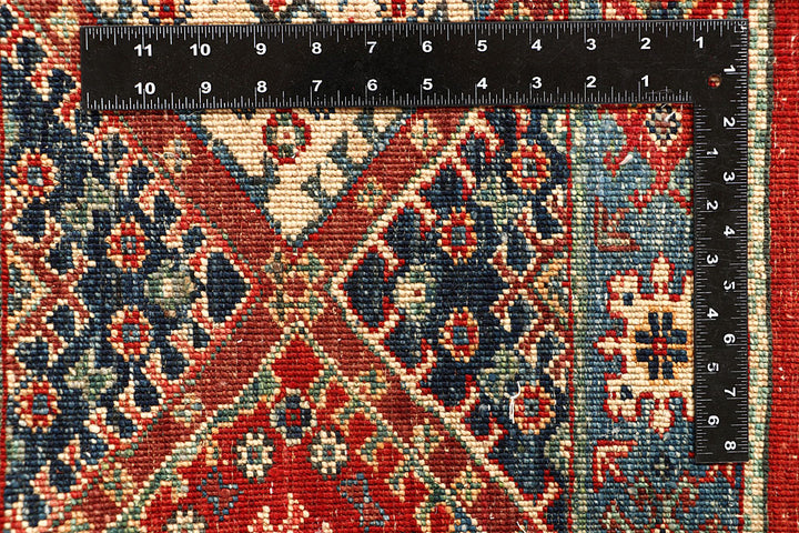 Multi Colored Kazak 3' 10 x 5' 8 - No. 67879 - ALRUG Rug Store