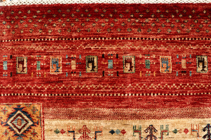 Multi Colored Kazak 5' x 6' 10 - No. 67880 - ALRUG Rug Store