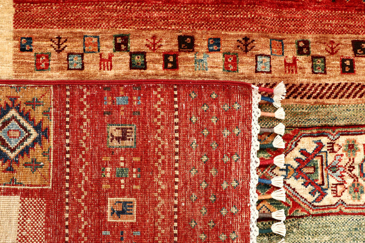 Multi Colored Kazak 5' x 6' 10 - No. 67880 - ALRUG Rug Store