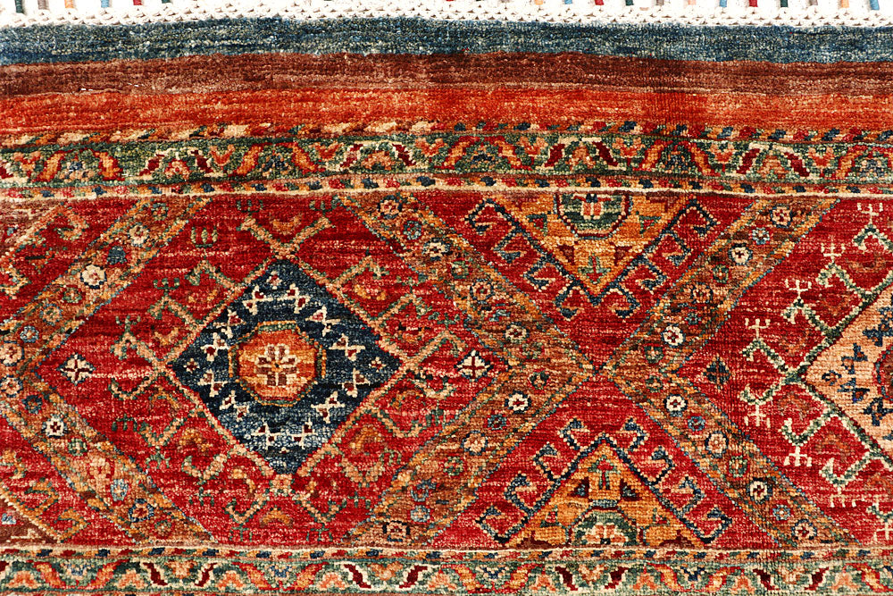 Multi Colored Kazak 5' x 6' 6 - No. 67881 - ALRUG Rug Store