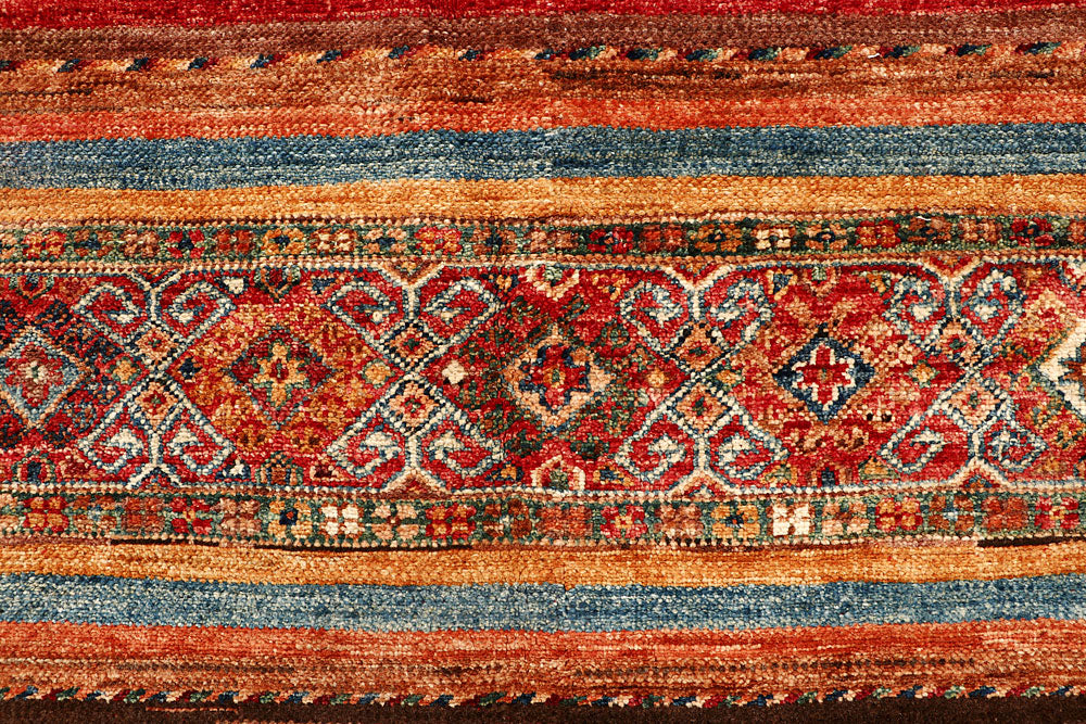 Multi Colored Kazak 5' x 6' 6 - No. 67881 - ALRUG Rug Store