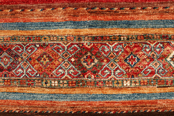 Multi Colored Kazak 5' x 6' 6 - No. 67881 - ALRUG Rug Store