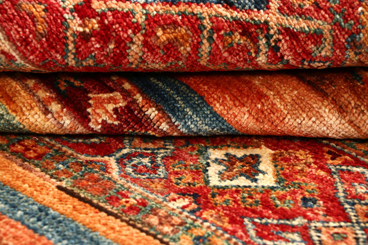 Multi Colored Kazak 5' x 6' 6 - No. 67881 - ALRUG Rug Store