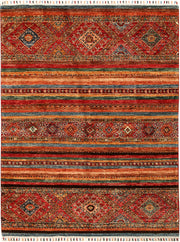 Multi Colored Kazak 5' x 6' 6 - No. 67881 - ALRUG Rug Store