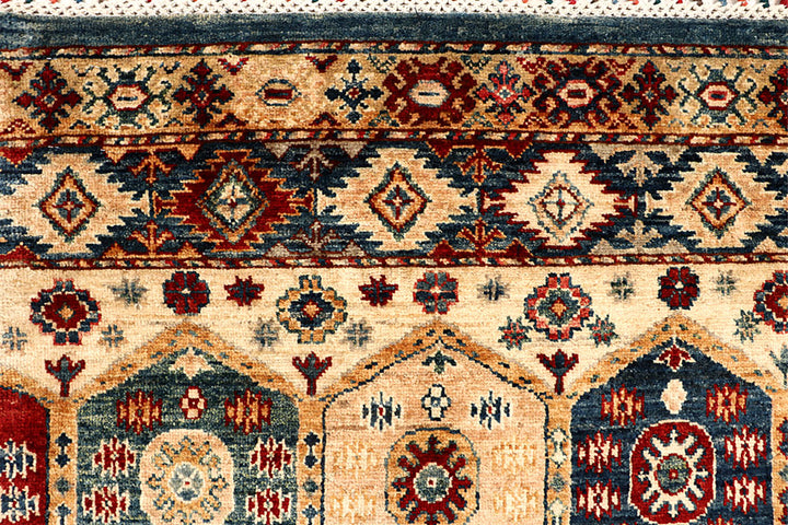 Multi Colored Kazak 5' 7 x 7' 7 - No. 67882 - ALRUG Rug Store