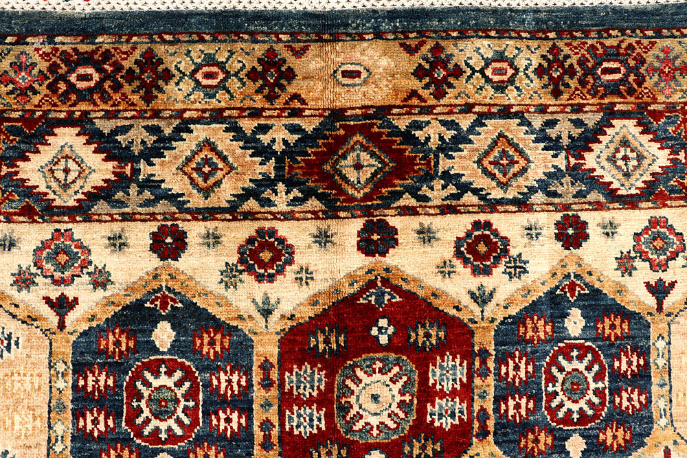 Multi Colored Kazak 5' 7 x 7' 7 - No. 67882 - ALRUG Rug Store