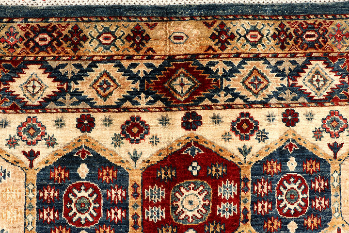 Multi Colored Kazak 5' 7 x 7' 7 - No. 67882 - ALRUG Rug Store