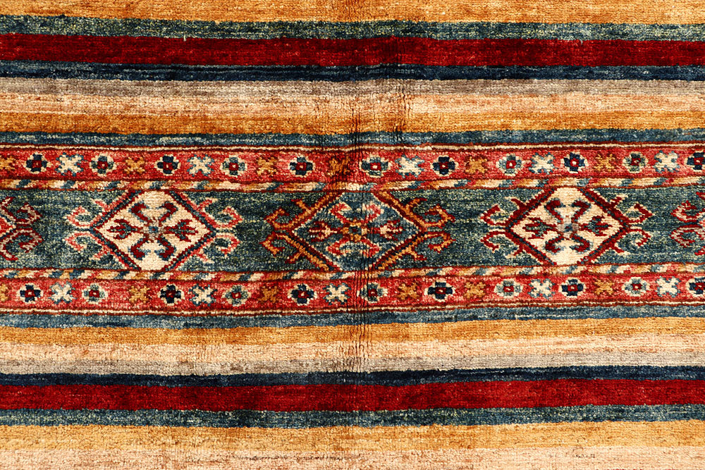 Multi Colored Kazak 5' 7 x 7' 7 - No. 67882 - ALRUG Rug Store