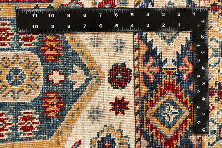 Multi Colored Kazak 5' 7 x 7' 7 - No. 67882 - ALRUG Rug Store