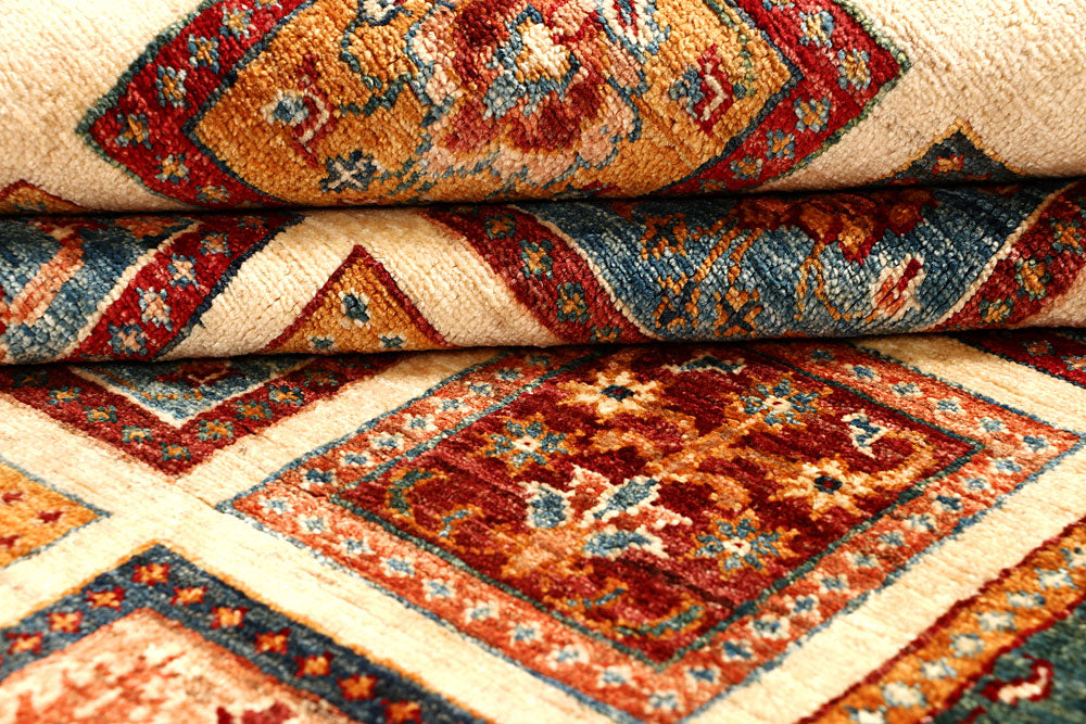 Multi Colored Kazak 5' 9 x 7' 11 - No. 67883 - ALRUG Rug Store