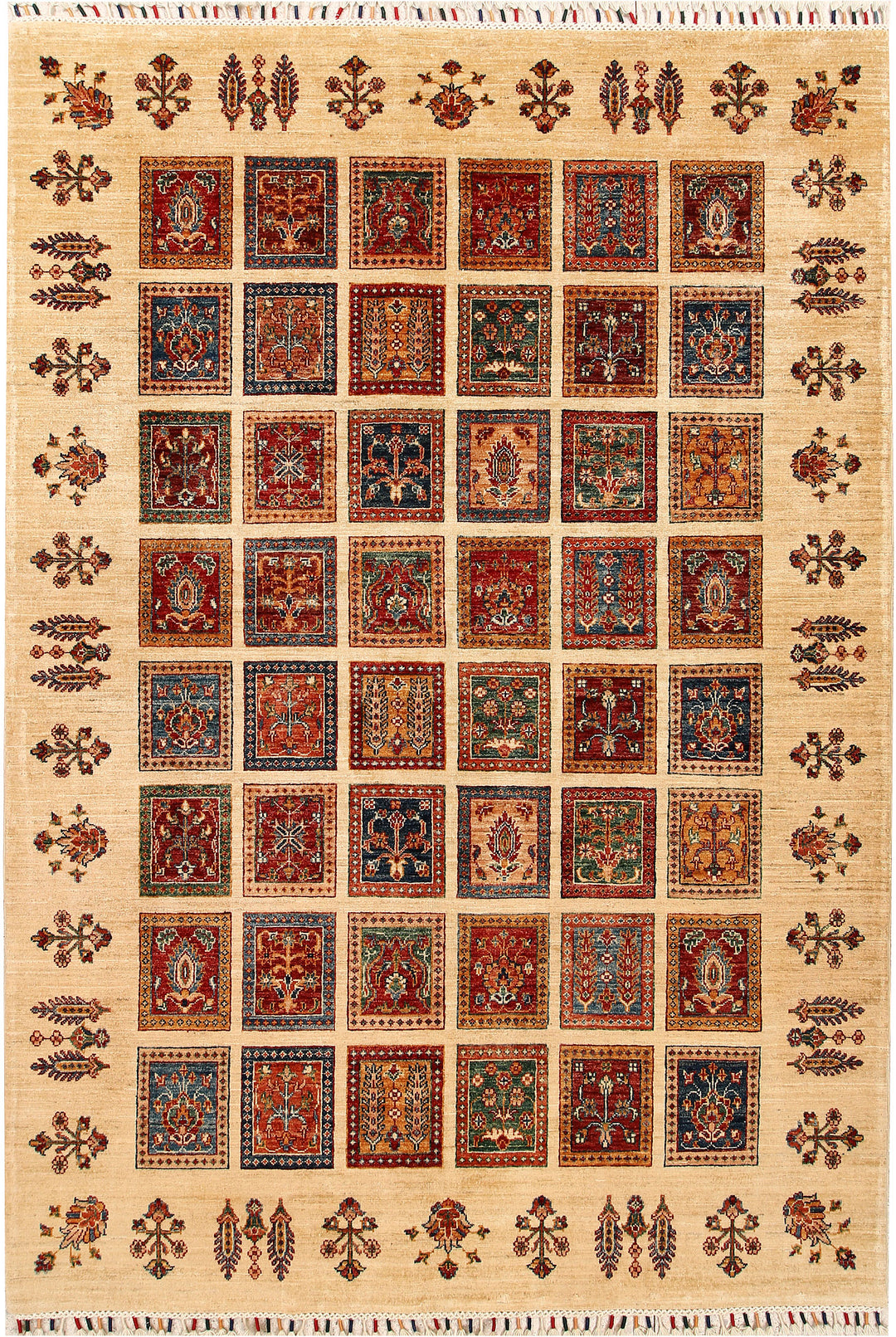 Multi Colored Kazak 5' 8 x 8' 2 - No. 67884 - ALRUG Rug Store