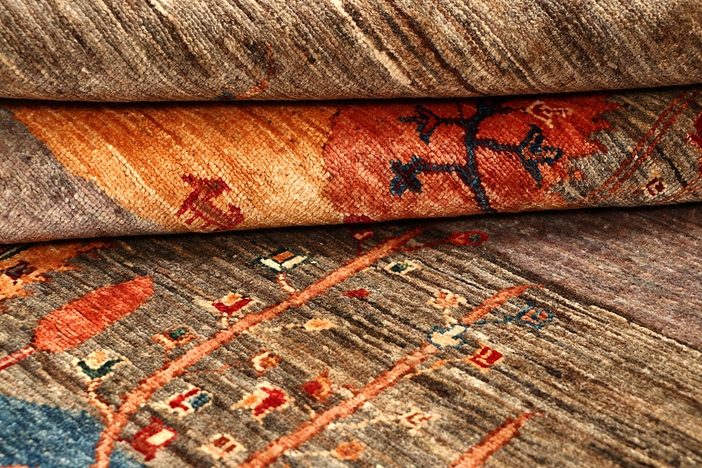 Multi Colored Kazak 5' 8 x 7' 10 - No. 67885 - ALRUG Rug Store