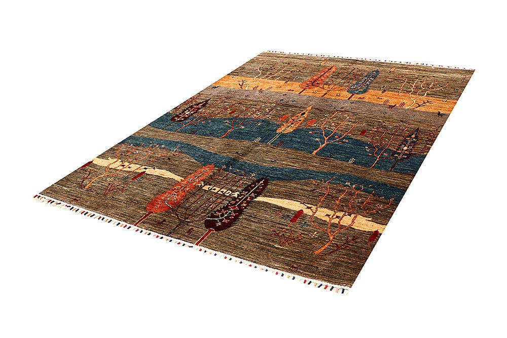 Multi Colored Kazak 5' 8 x 7' 10 - No. 67885 - ALRUG Rug Store
