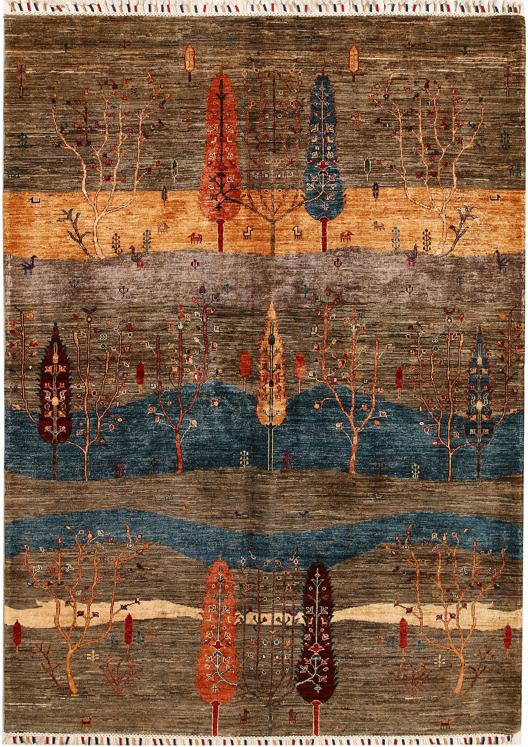 Multi Colored Kazak 5' 8 x 7' 10 - No. 67885 - ALRUG Rug Store