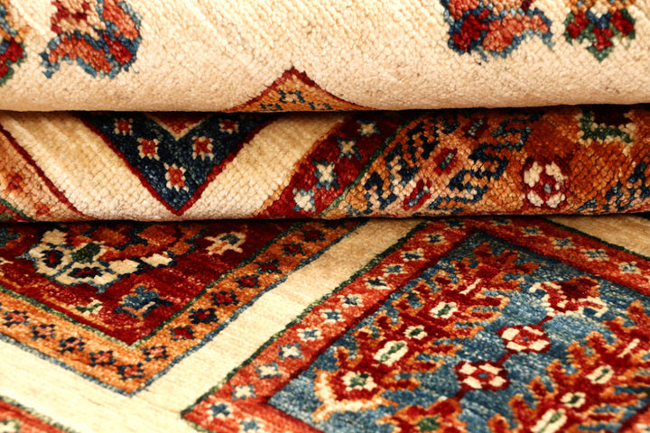 Multi Colored Kazak 5' 7 x 8' 4 - No. 67886 - ALRUG Rug Store